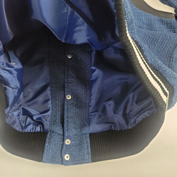 Lifted Anchors Lovers Surf Club Varsity Letterman Jacket Men's Large NWT - Picture 12 of 12